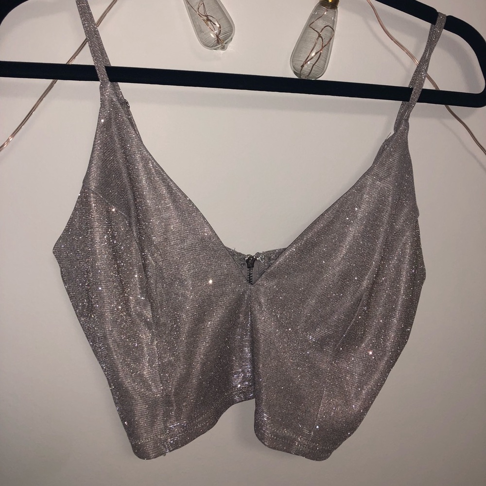 Windsor Sparkly Cropped Tank